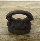 Small Antique 8 cm Cast Iron Paperweight