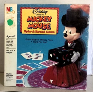 Vintage Disney Mickey Mouse Spin-a-Round Game (1984) Milton Bradley - Picture 1 of 10