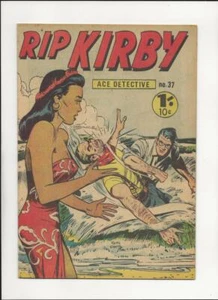 Rip Kirby #35 Australian Fighting In The Surf Cover 1965 - Picture 1 of 2