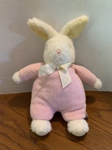 Carter's Vintage Lovey Classics rosa Chenille Hase Kaninchen Plüsch Rassel Lovey - Bild 1 von 4