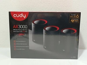 CUDY M3000 AX3000 Wi-Fi 6 Mesh 2.5G 3er-Pack _1,8_6 - Photo 1/10