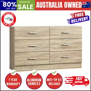 Wood Chest of Drawers: Stylish Storage Solution - Picture 1 of 9