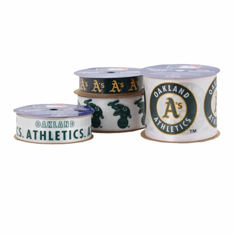 Oakland Athletics Ribbon - Licensed By Offray - Made In USA Cover