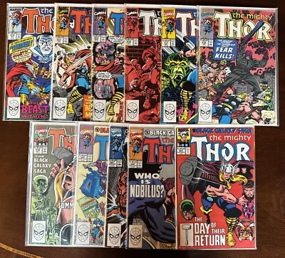 The Mighty Thor #413-423 - Marvel Comics 1900 - High Grade Lot of 11 - NM - Image 1 of 4