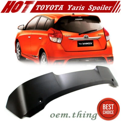 2016 Ajuste PARA TOYOTA Yaris 3º 4D Hatchback Estilo T Spoiler de Teto Traseiro Pintado CE - Imagem 1 de 4