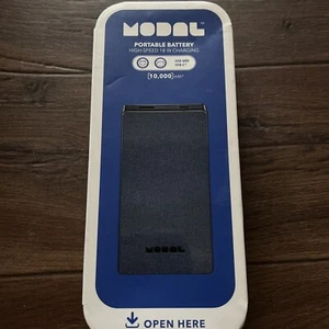 Modal 10,000 mAh Portable Charger for Most USB Devices Blue OPEN NEW! - Picture 1 of 6