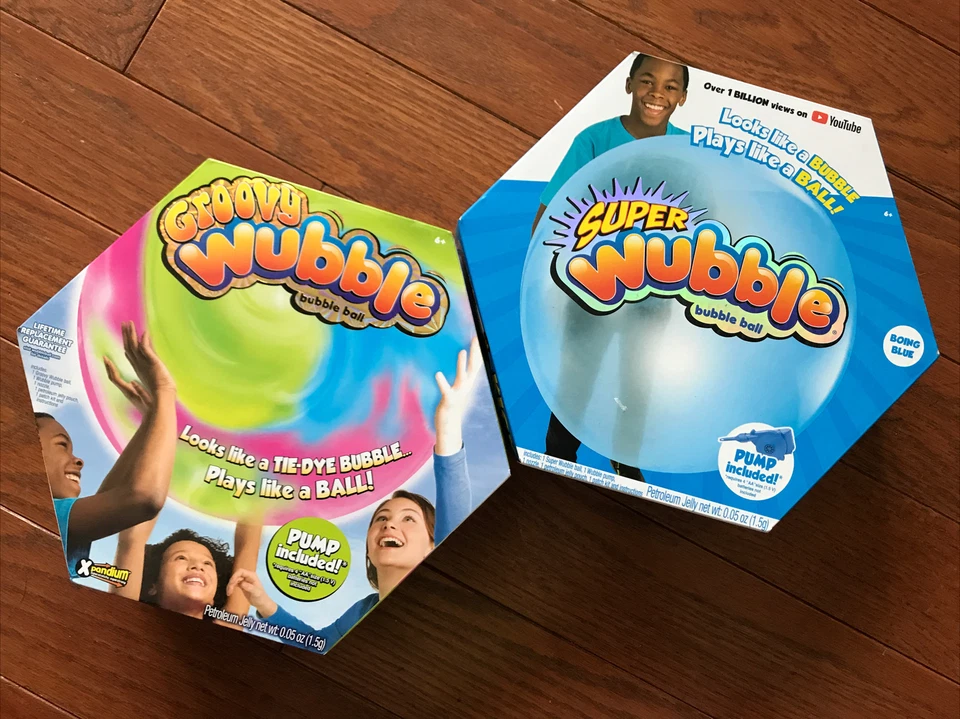 Super Wubble Bubble Ball with Pump - Blue 23905416