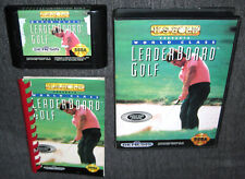 World Class Leaderboard Golf (Sega Genesis, 1992) Complete in Box CIB