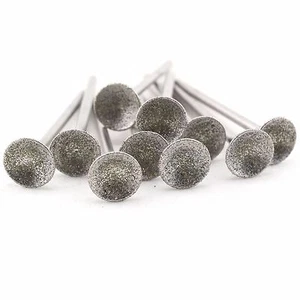 10 piezas brocas de molienda de diamantes 10-16 mm cabeza cóncava esférica herramientas lapidarias piedra - Imagen 1 de 16