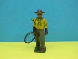 JOHILLCO JOHN HILL VINTAGE RARO LEAD WILD WEST SERIES COWBOY CON LAZO - Foto 1 di 6