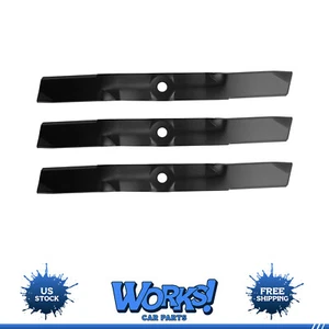 3 Pack Mower Blades for John Deere 62" Cut M143504 62C Decks Brand New - Picture 1 of 8
