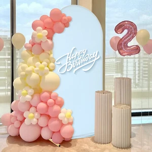 6Ft Arch Backdrop Stand Wedding Gold Backdrop Stand Ceremony Metal Decor Blue - Picture 1 of 15
