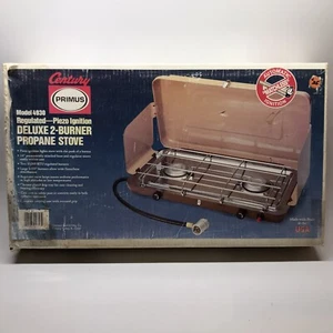 Vintage NOS Century Primus Model 4930 Dual Two Burner Propane Camping Stove USA - Picture 1 of 5