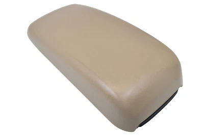 2000-2007 Ford Taurus Center Console Beige Leather Armrest Top Lid Cover OEM - Image 1 of 4