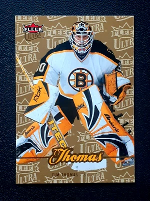 TIM THOMAS 2007-08 FLEER ULTRA GOLD MEDALLION 07-08 NO 186         55033 - Image 1 of 2