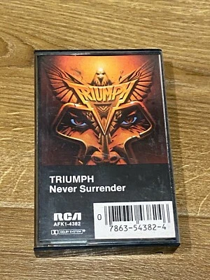 Triumph - Never Surrender Cassette Tape - Image 1 of 4