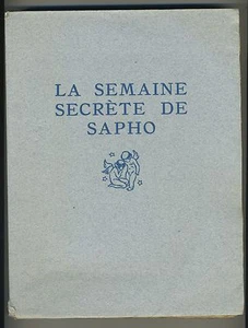 (50) CURIOSA La semaine secrète de Sapho EO n° avec 8 gravures originales - Picture 1 of 4