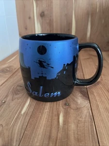 SALEM Night Sky Silhouette Mug Americaware 22oz Coffee Tea Cup 2017 Witches - Picture 1 of 10