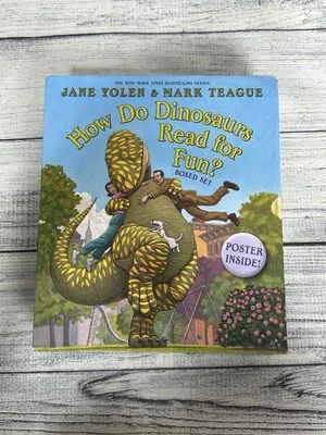 How Do Dinosaurs Read for Fun? Boxed Set - Hardcover, by Jane Yolen - Foto 1 de 4