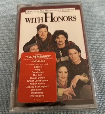 With Honors Soundtrack Cassette Tape New Sealed Madonna The Cult Duran Duran - Image 1 of 4