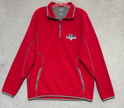 Antigua Boston Red Sox 2013 World Series Champions Fleece 1/4 zip sweater - Image 1 of 4