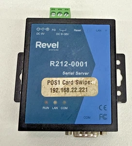 Revel System Serial Server R212-0001 POS Barcode Scanner funktionstüchtig Unbekannt - Bild 1 von 5