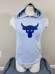 Under Armour Hoodie Gray Project Rock Sweatshirt Sweater Youth Size L - Picture 1 of 8