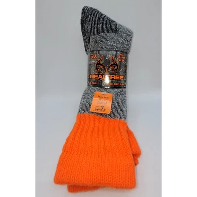 Realtree All Season Merino Wool blend Socks - 2 Pairs Size 9-13 NIP - Image 1 of 4