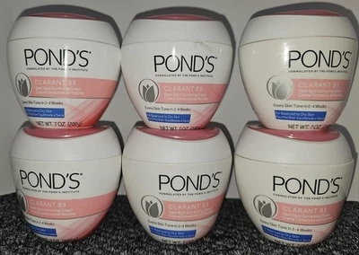 6X POND'S CLARANT B3 Dark Spot Correcting Cream 7 Oz EACH - Balanced to Dry Skin - Image 1 of 2