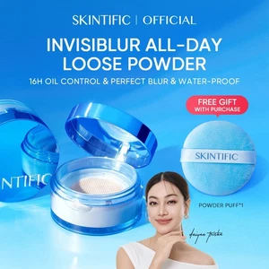 SKINTIFIC Invisiblur Loose Powder Soft Matte Blur Pore Long Last Oil Control 10g - Picture 1 of 16