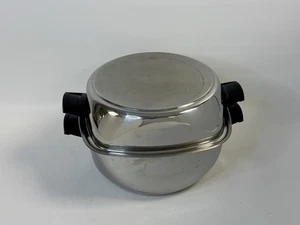 Aristo Craft Stainless Steel Dutch Oven Stock Pot 10" Vintage Stainless Dome Lid - Picture 1 of 10
