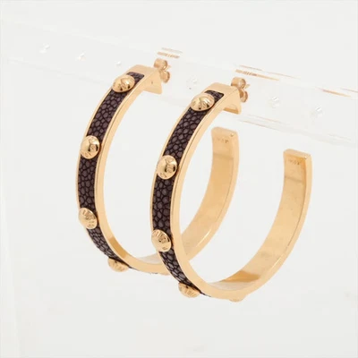 Piercing Louis Vuitton Creole Gimmick Crew LE0141 (para ambas as orelhas) GP e L - Imagem 1 de 4