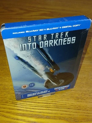 STAR TREK INTO DARKNESS new 3D/2D Bluray steelbook rare OOP UK region b free abc - Image 1 of 3
