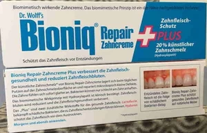 Bioniq Repair Plus 3 Pack - BIOREPAIR 20% Toothpaste 75ml Bio Repair Pf - Picture 1 of 2