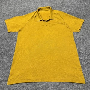 Polo de golf Lululemon Metal Vent Tech Performance color dorado especias para hombre grande - Imagen 1 de 6