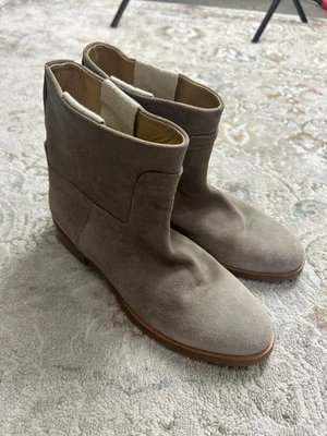 Botas de cuero Rag & Bone de gamuza Italia beige topo para mujer talla 7/37 de EE. UU. EXCELENTES Foto 1 de 4