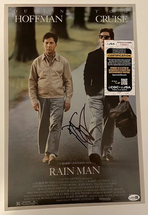 DUSTIN HOFFMAN signed 12X18 photo RAIN MAN POSTER JSA - Image 1 of 1