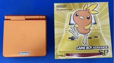 Nintendo Game Boy Advance SP Torchic Orange AGS-001 Pokémon Center Exclusive - Image 1 of 4