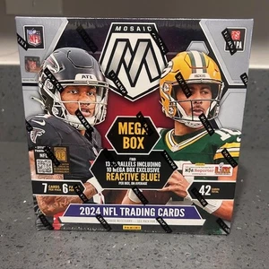 2024 Panini NFL Mosaic Football Trading Cards Mega Box SEALED BRAND NEW - Picture 1 of 6