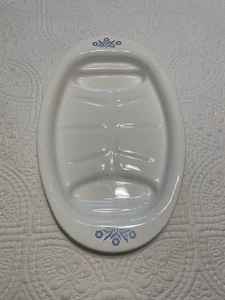 CORNINGWARE ACIANO AZUL - PLATO OVALADO PARA SERVIR CARNE 10 X 16 - P-19 - Imagen 1 de 7