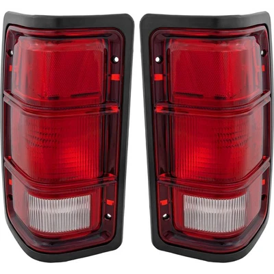 Para 87-96 Dakota Luz Trasera Luz Freno Trasera Lámpara Sin Bombilla JUEGO PAR Foto 1 de 4