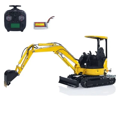 US Stock LESU 1/14 PC30 Mini Hydraulic RC Excavator 6CH Valve RTR Digger Battery - Image 1 of 4