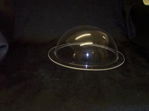 CLEAR PERSPEX ACRYLIC DOME 60mm Diameter (OD )with 10mm flange - Picture 1 of 1