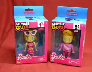 Figurine BARBIE Legendary Stumble Guys EDIZIONE LIMITATA 4" 2024 BARBIE & KEN NUOVE - Foto 1 di 8
