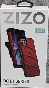 ZIZO BOLT Bundle For Celero 5G with Belt Clip, Tempered Glass & Lanyard - Afbeelding 1 van 2