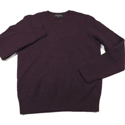 $198 Suéter Bloomingdales Pasas Jacquard Lana Merino Cuello Redondo Para Hombres Talla XL Foto 1 de 4