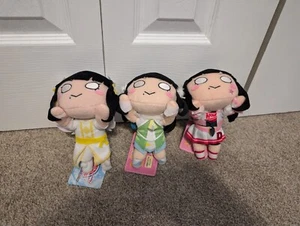Dia Kurosawa Nesoberi Plush Lot of 3 Love Live Sunshine Aqours - Picture 1 of 2
