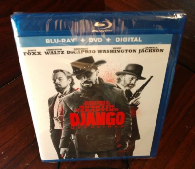 Django Unchained (Blu-ray+DVD)-NEW (Sealed)-Free Shipping w/Tracking - Image 1 of 4