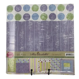 Miss Elizabeth's Celebrate 6 Coordinated 70# Scrapbooking Papers 12"x12" - Picture 1 of 1