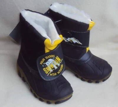 Jungen Blinkwinterstiefel Blinke Stiefel Gr.25 Polar Eisbär gefüttert - Bild 1 von 2